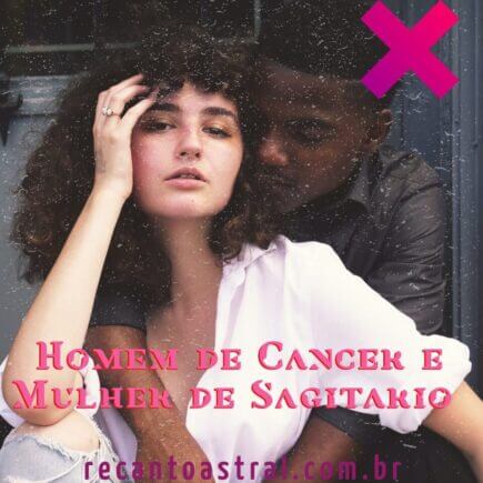 canceriano e sagitariana no amor