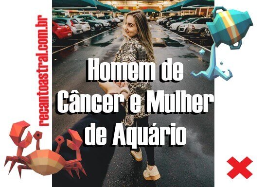canceriano e aquariana como é combinação