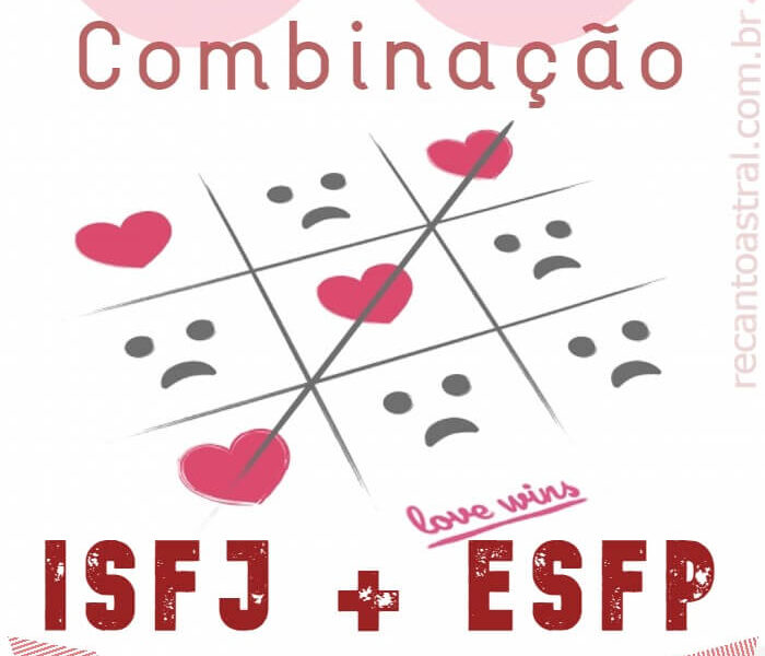 combinação ISFJ ESFP amor namoro casamento