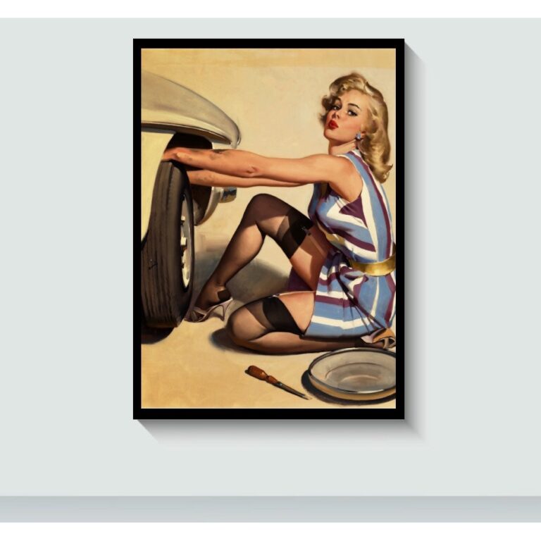 quadro-pin-up-oficina-mec-nica-com-moldura-e-acetato-tamanho-a3