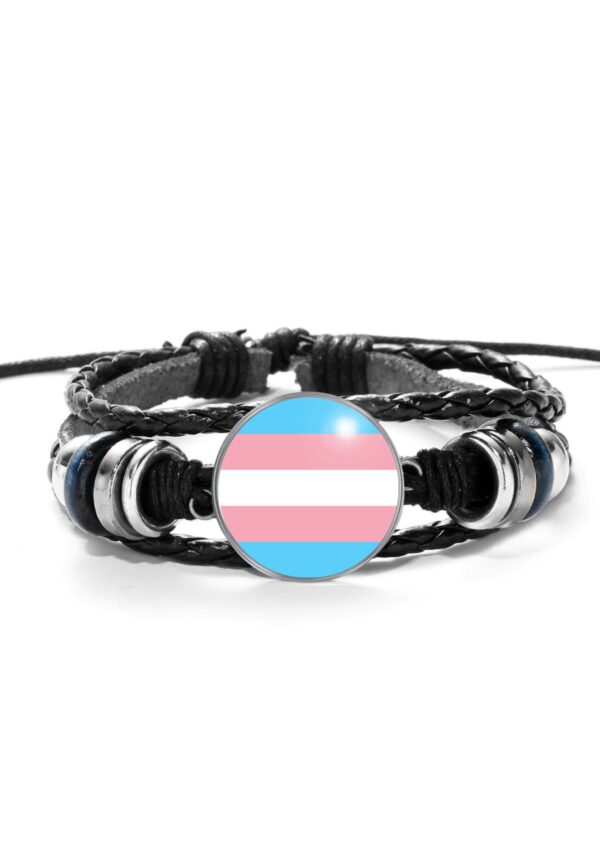 Pulseira Cores da Bandeira do Orgulho Trans