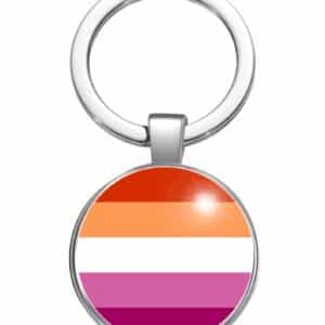 Chaveiro Bandeira do Orgulho Lésbico LGBTQIA+